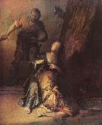 REMBRANDT Harmenszoon van Rijn Samson and Delilah oil painting